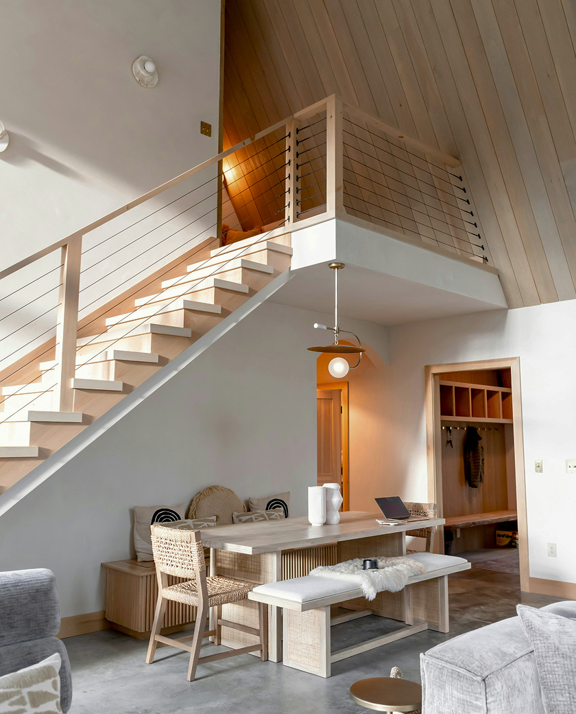 Dormer, mansard and hip-to-gable loft conversion staircase